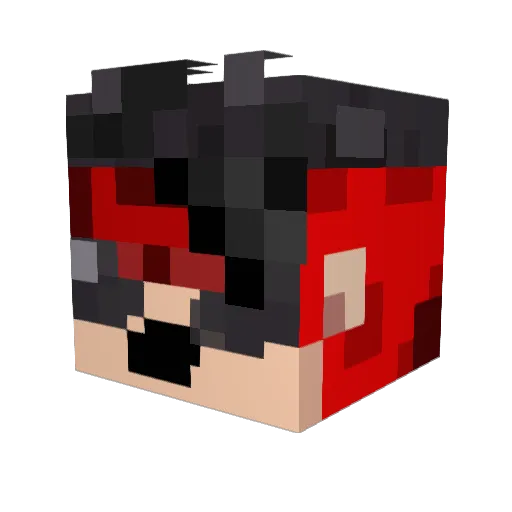 alan580 Minecraft avatar head, 3D render