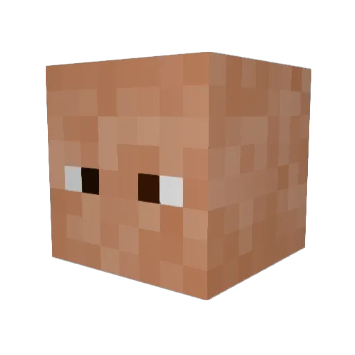alana335 Minecraft avatar head, 3D render
