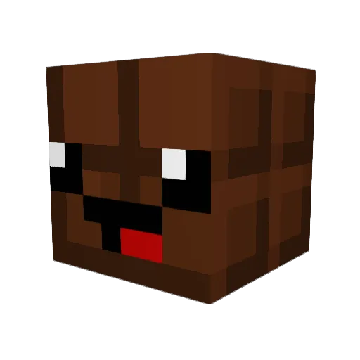 alanabby Minecraft avatar head, 3D render