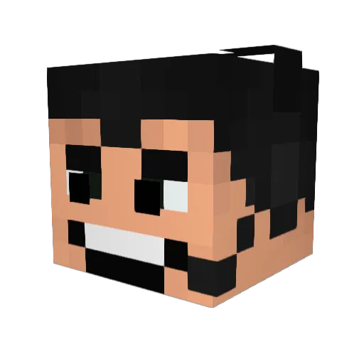 alanamo2 Minecraft avatar head, 3D render