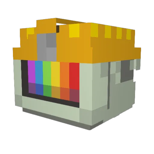 alanbixby Minecraft avatar head, 3D render
