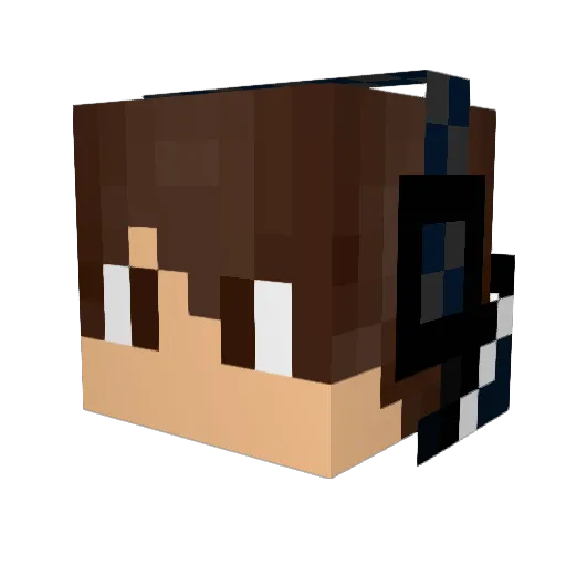 alanhm2000 Minecraft avatar head, 3D render