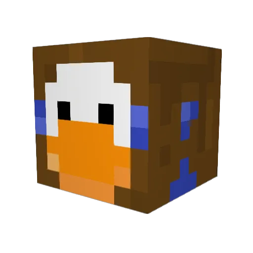 alanhu03 Minecraft avatar head, 3D render