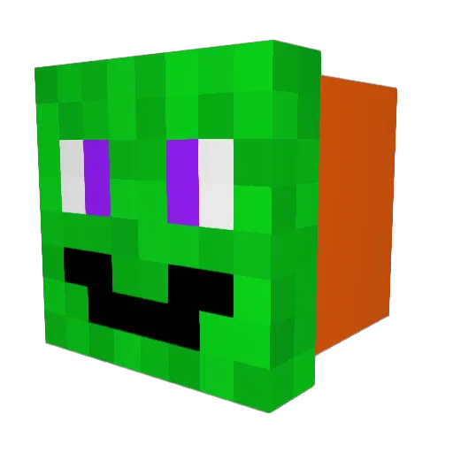 alanitto Minecraft avatar head, 3D render