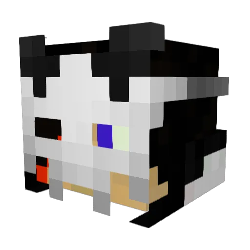 alaric76 Minecraft avatar head, 3D render