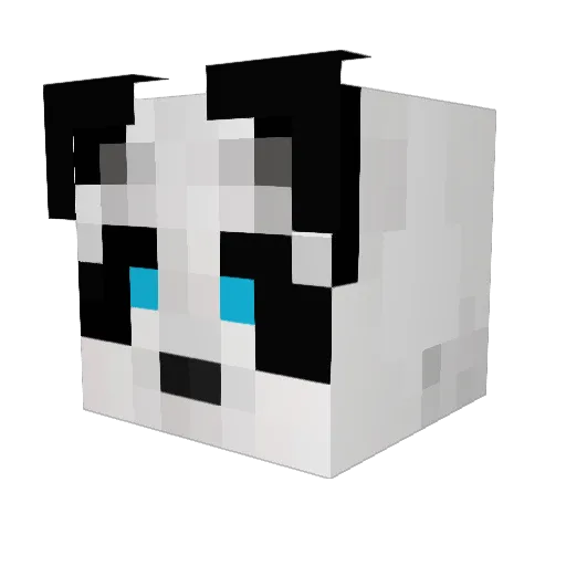 alascanman Minecraft avatar head, 3D render