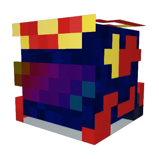 alaukbar Minecraft avatar head, 3D render