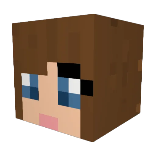 alaura0817 Minecraft avatar head, 3D render