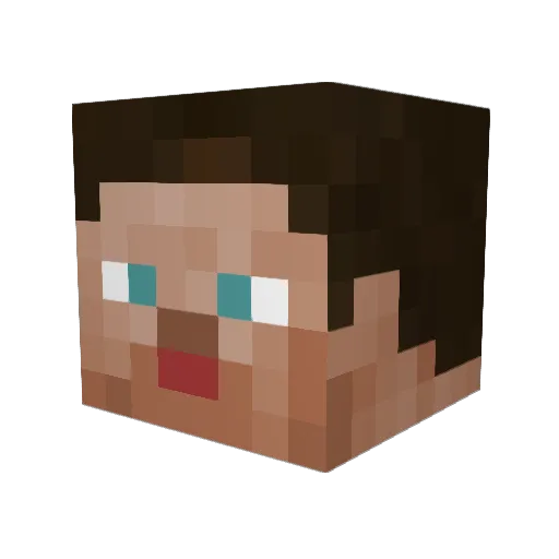 alawishess Minecraft avatar head, 3D render