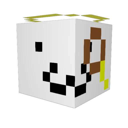 alayyong04 Minecraft avatar head, 3D render