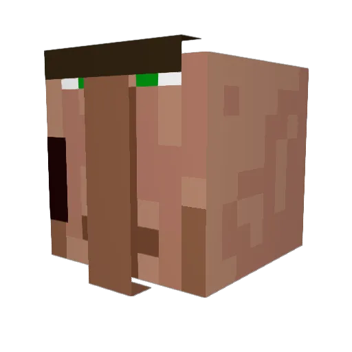 albero23 Minecraft avatar head, 3D render