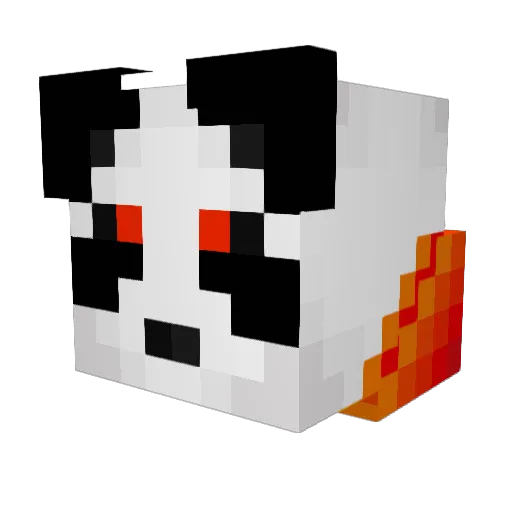 albertXx2005 Minecraft avatar head, 3D render