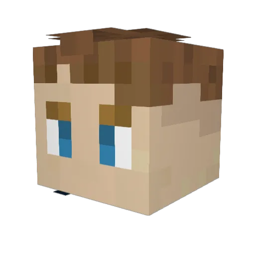 albertito98 Minecraft avatar head, 3D render