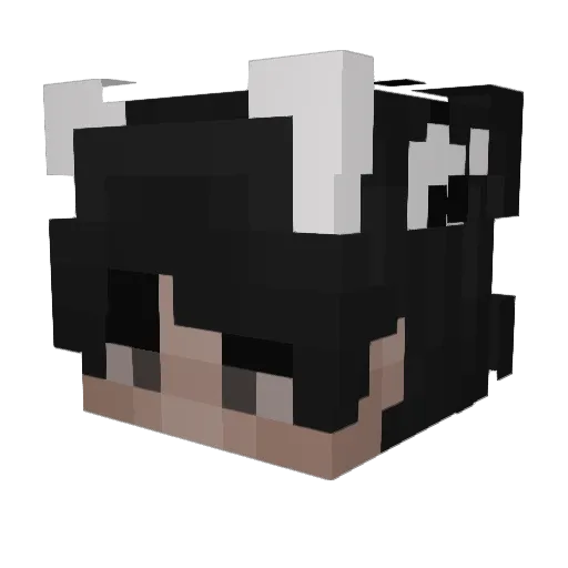 albertnguyen Minecraft avatar head, 3D render