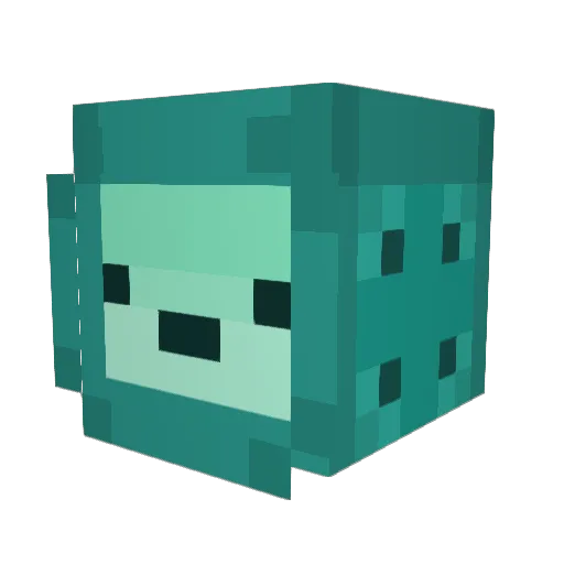 albertooscar Minecraft avatar head, 3D render