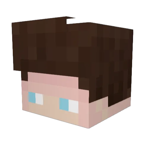 albertoprimos Minecraft avatar head, 3D render
