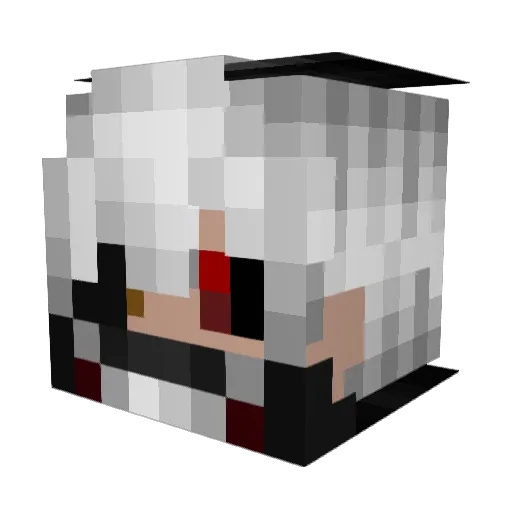 albertozzi Minecraft avatar head, 3D render