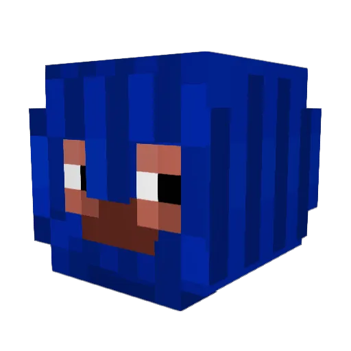 albi3320 Minecraft avatar head, 3D render