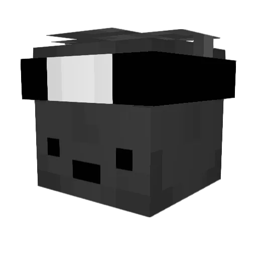 albinlund1 Minecraft avatar head, 3D render