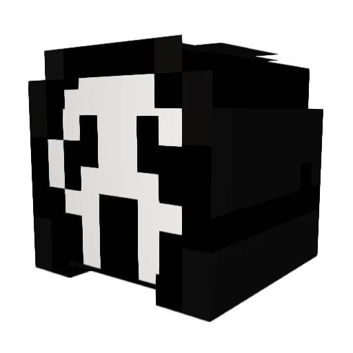 albinsultan Minecraft avatar head, 3D render