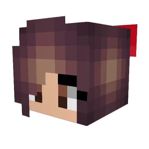 albitaa57 Minecraft avatar head, 3D render