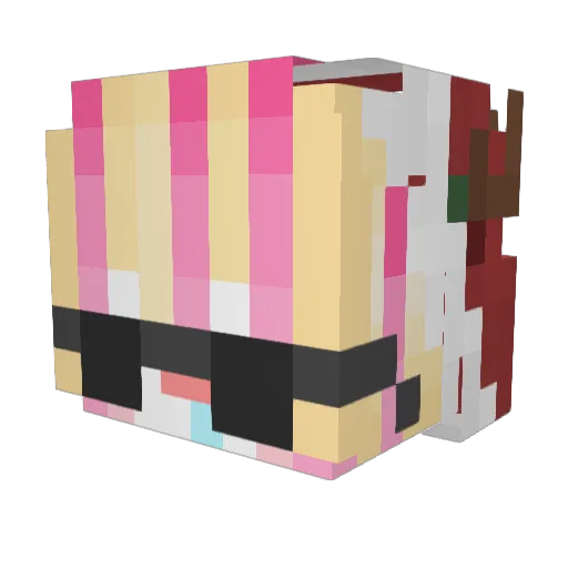 alcazar_gr Minecraft avatar head, 3D render