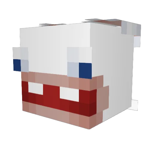 alciaa11 Minecraft avatar head, 3D render