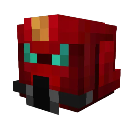 alcuarca Minecraft avatar head, 3D render
