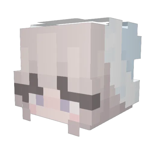 aldee101 Minecraft avatar head, 3D render