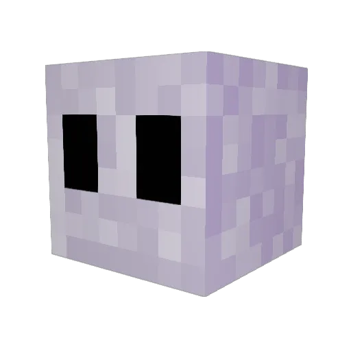 alderata Minecraft avatar head, 3D render
