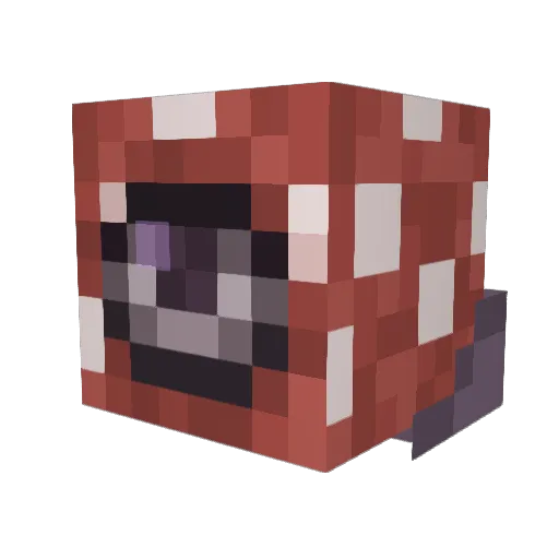 alderpop Minecraft avatar head, 3D render