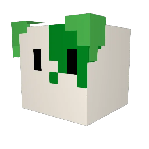 aldog_27 Minecraft avatar head, 3D render