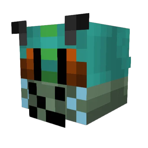 aldplaysmc Minecraft avatar head, 3D render