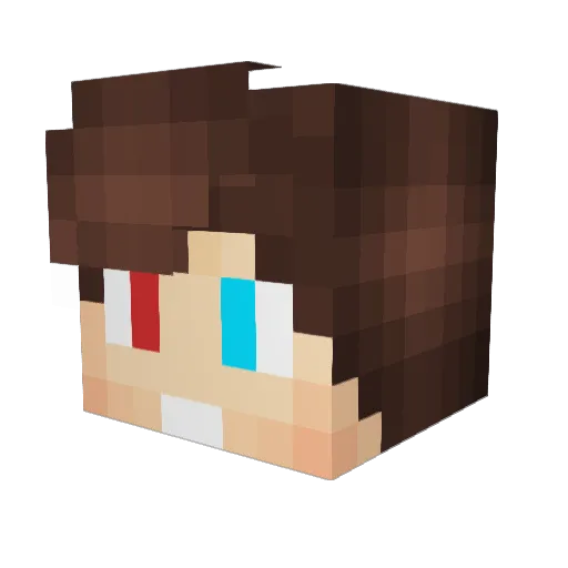 alduinfalk Minecraft avatar head, 3D render