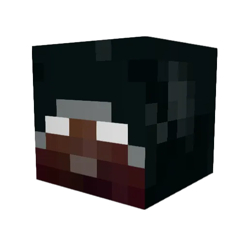 ale1789 Minecraft avatar head, 3D render
