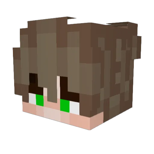aleQW3RTy9 Minecraft avatar head, 3D render