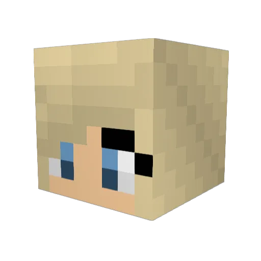 aleafaith_ Minecraft avatar head, 3D render
