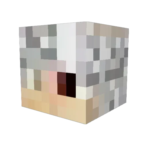 alec4life Minecraft avatar head, 3D render