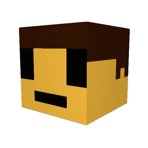 alec6110 Minecraft avatar head, 3D render