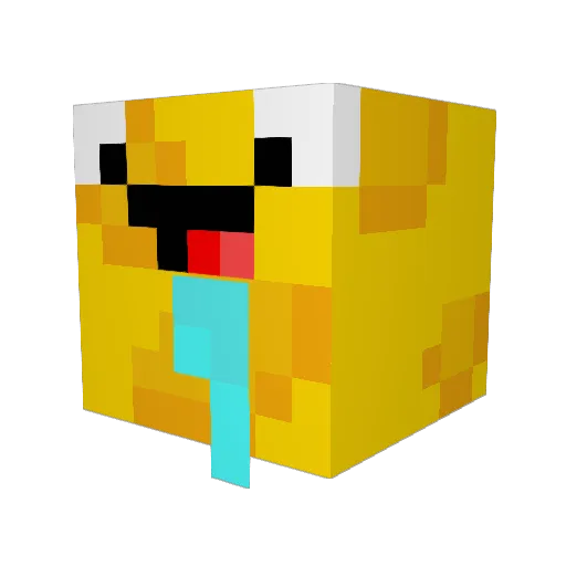 alec_p Minecraft avatar head, 3D render