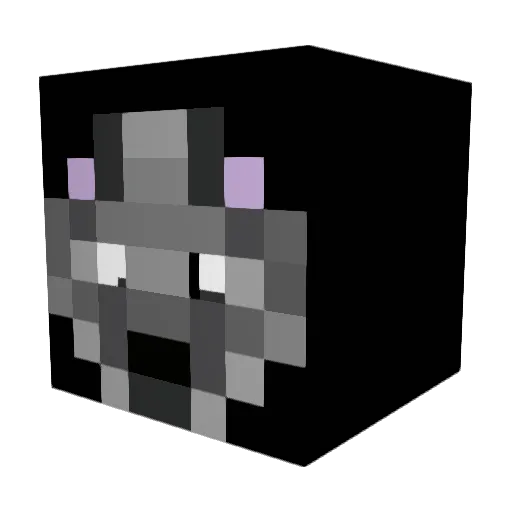 alecap Minecraft avatar head, 3D render