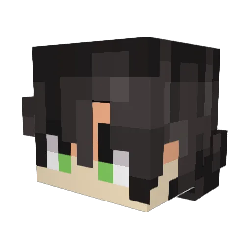alecsitoo Minecraft avatar head, 3D render
