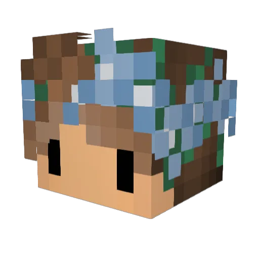 alectheslayer Minecraft avatar head, 3D render