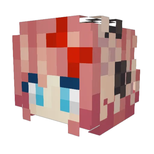 aledam990 Minecraft avatar head, 3D render