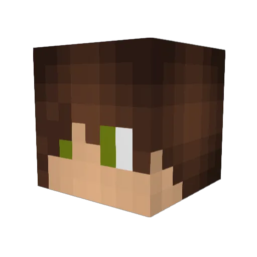 alefabbri71 Minecraft avatar head, 3D render