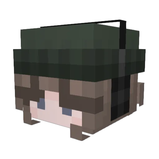 alegamer_050 Minecraft avatar head, 3D render