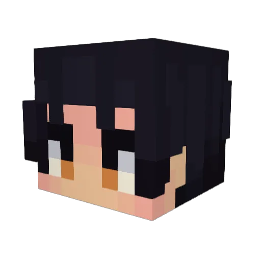 alegonzo Minecraft avatar head, 3D render