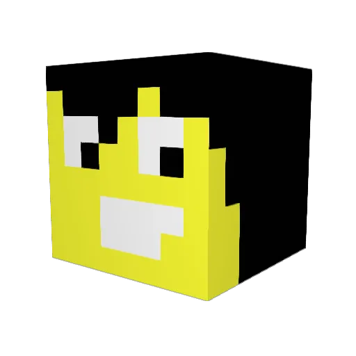 alehandero Minecraft avatar head, 3D render