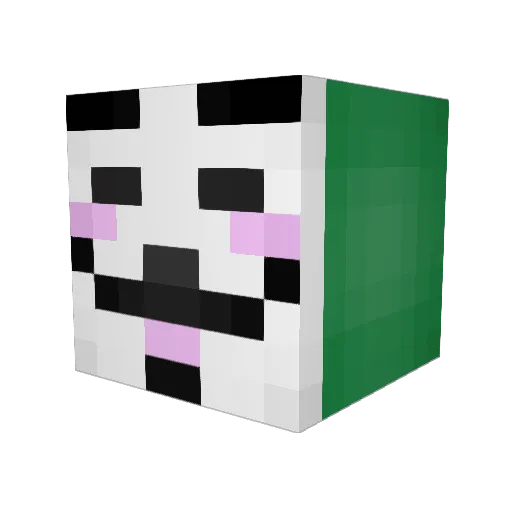 alejandro_rueda Minecraft avatar head, 3D render