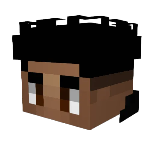 alejoVAPES Minecraft avatar head, 3D render
